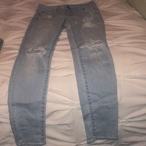 American eagle light wash jeans